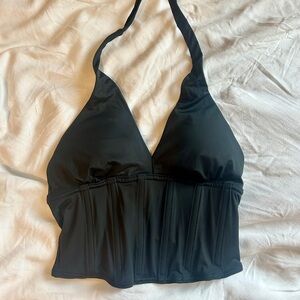 SOLD - Like new - Hollister Corset Halter Top - XS, Black